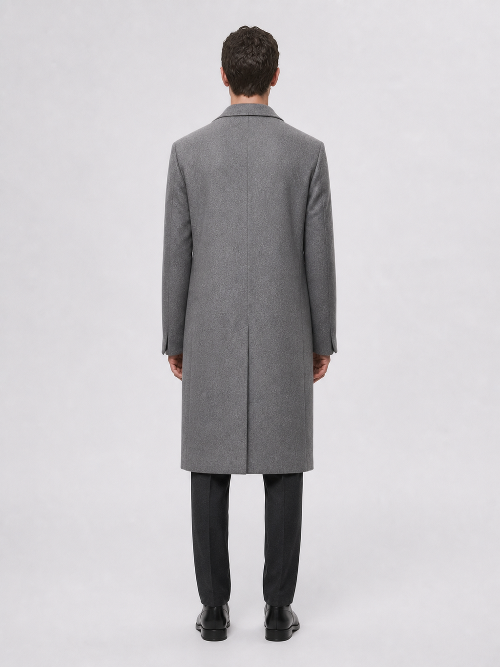 Wool topcoat, back