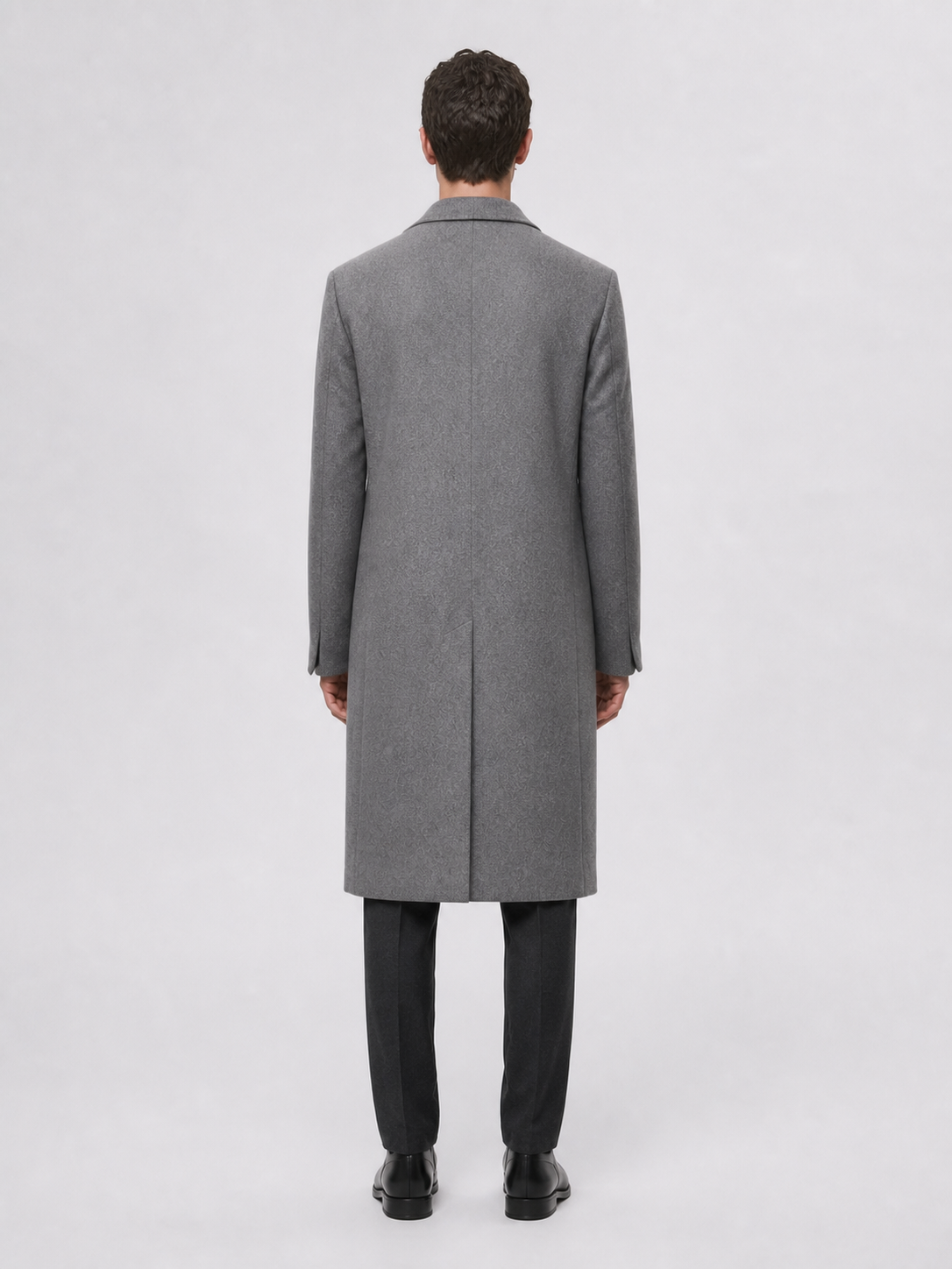 Wool topcoat, back